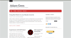 Desktop Screenshot of adamgeen.com
